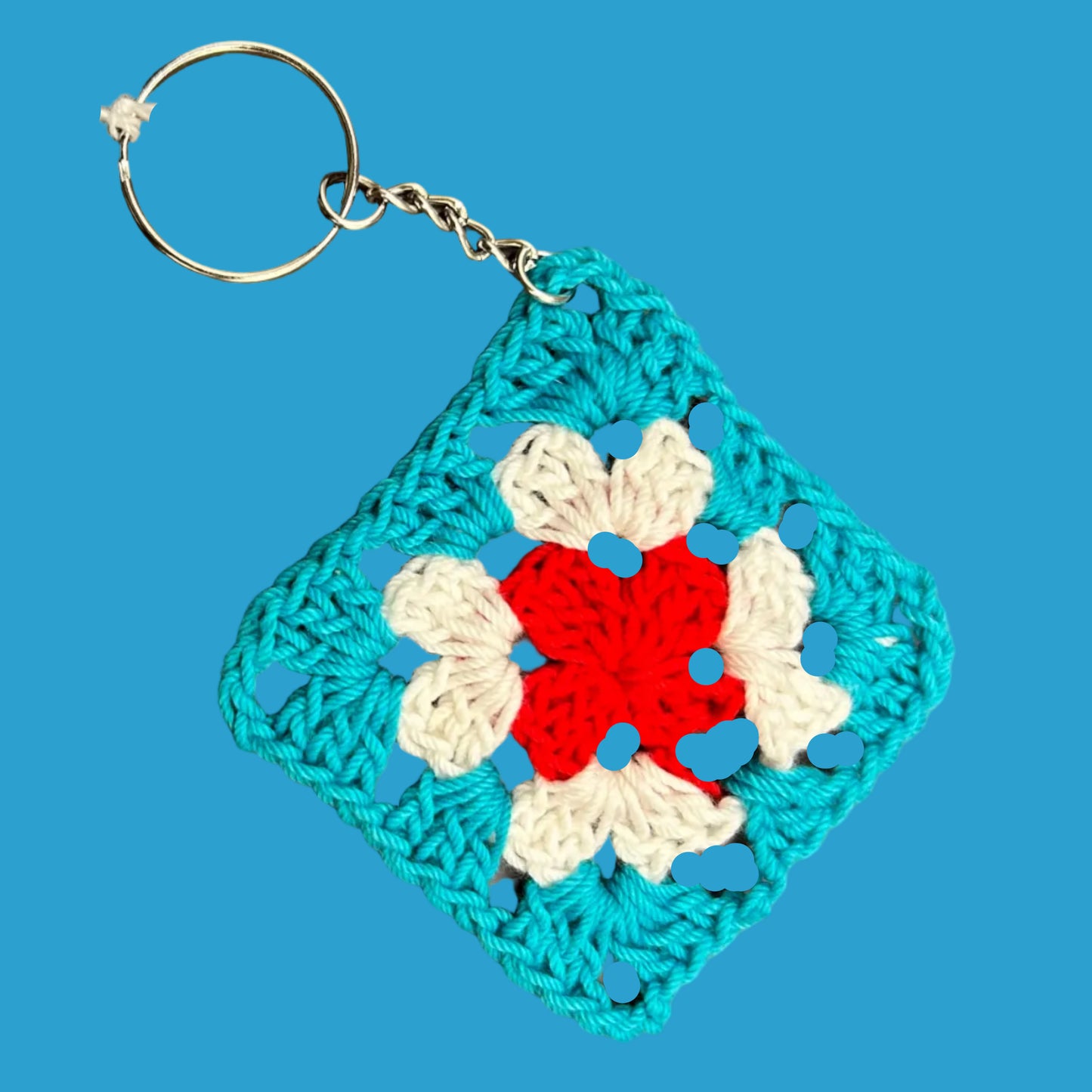 Granny Square Keychain