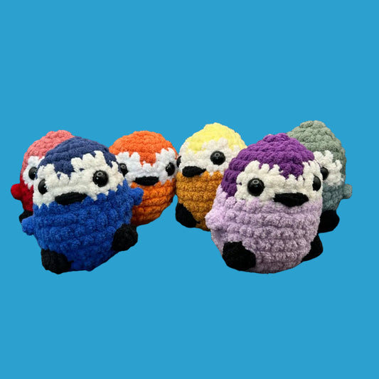 Colorful Baby Bird Plushie