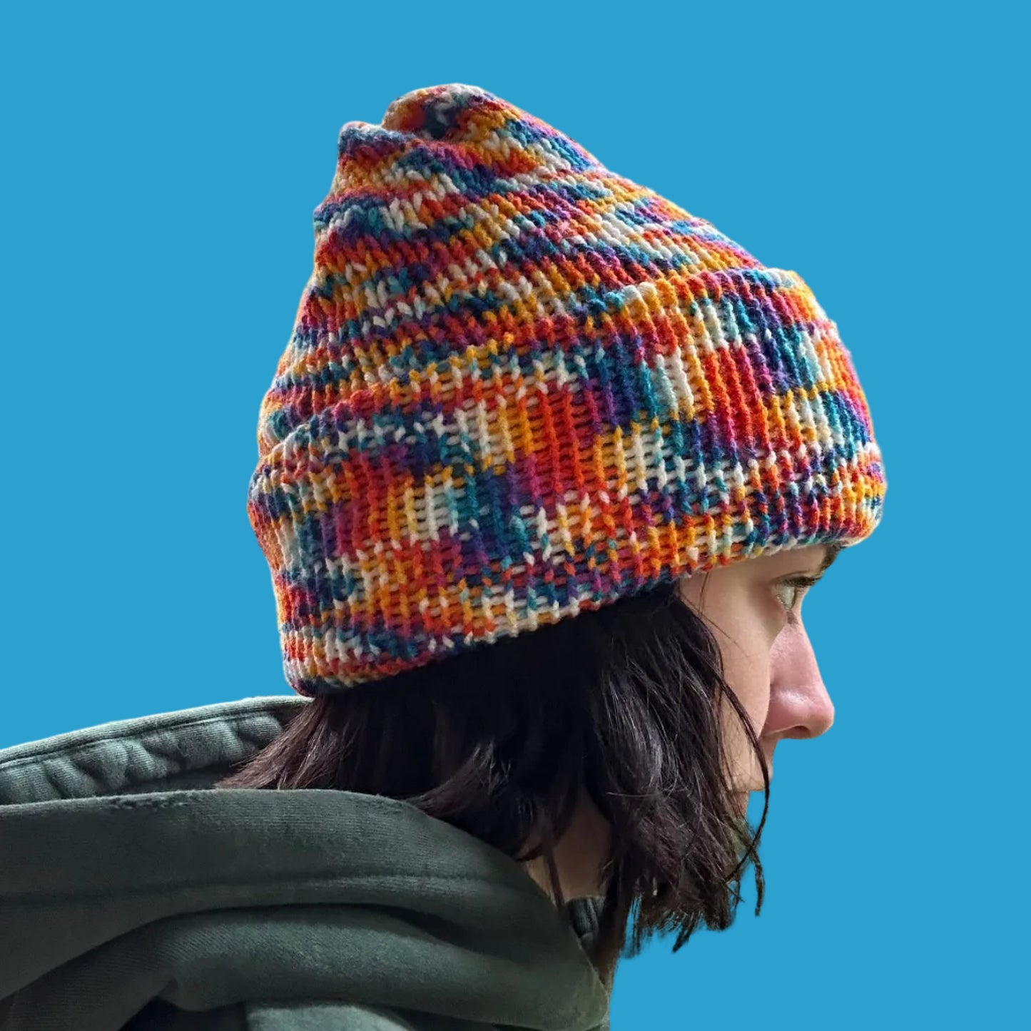 Machine-Knit Hat