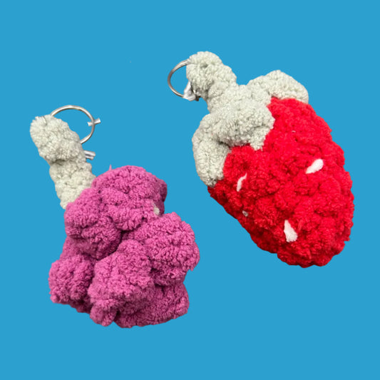 Fruit Plush Keychain