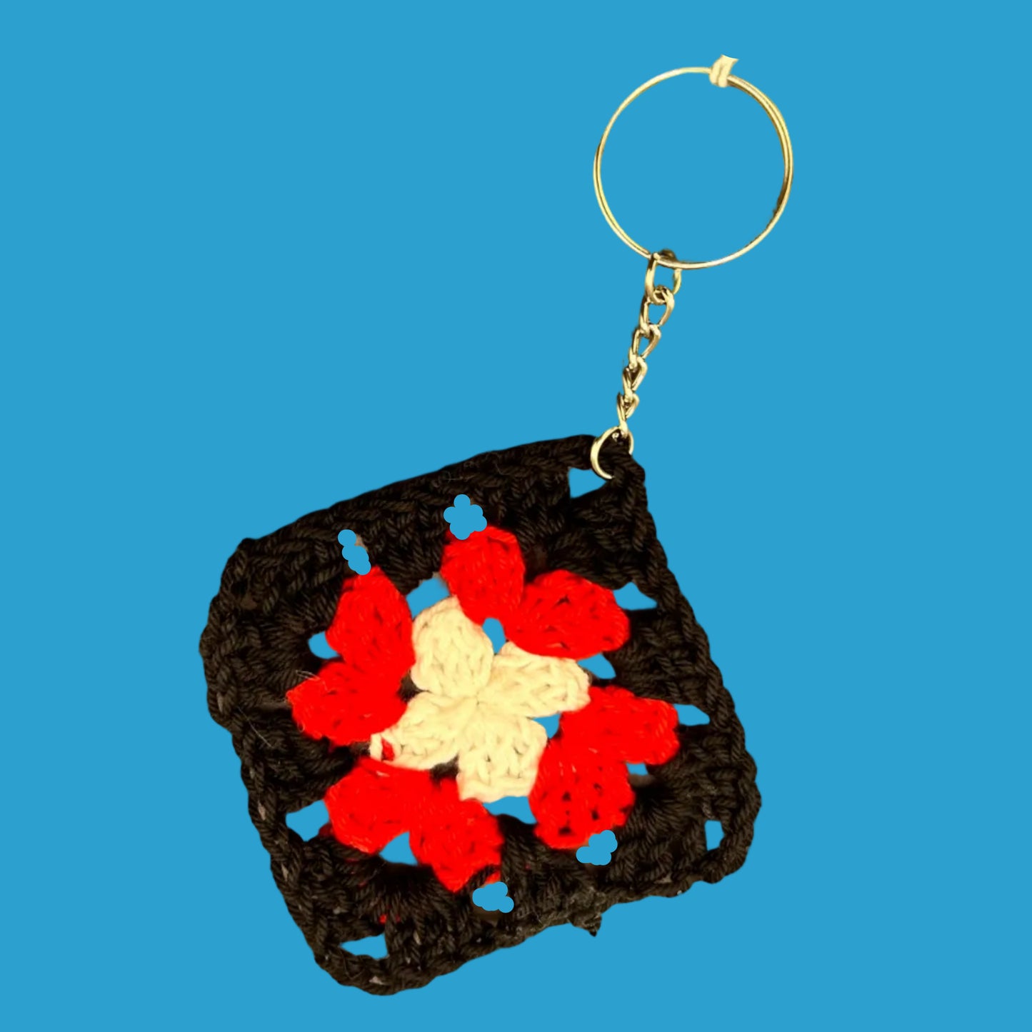 Granny Square Keychain